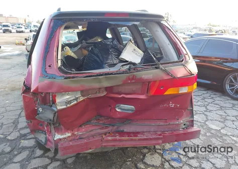 2002 Honda Odyssey Ex z USA, uszkodzony, nr VIN 5FNRL186328015965